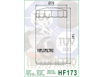 Φίλτρο Λαδιού HIFLO χρώμιο "HF173C"
